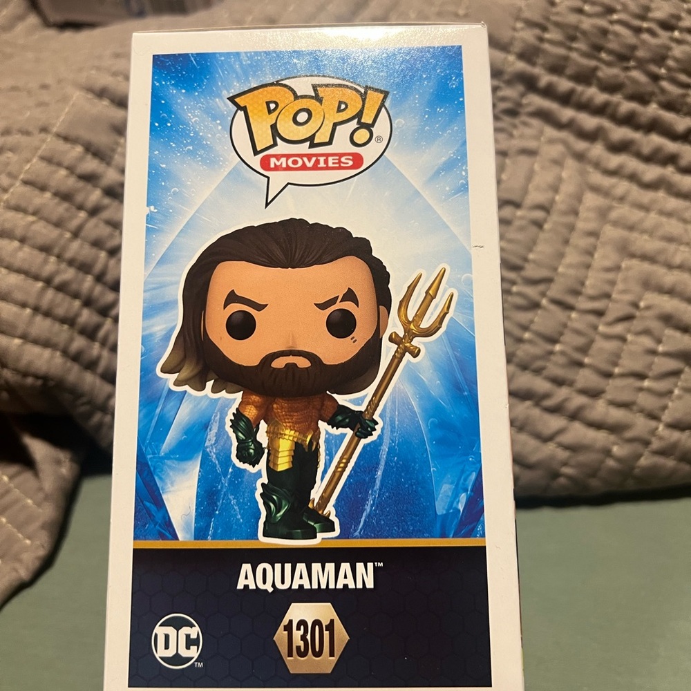 Aquaman Funko Pop from Aquaman and the Lost Kingdom 
1301 - Picture 4 of 6